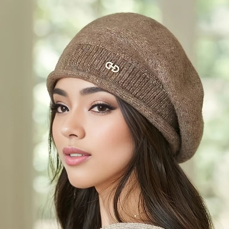 Béret chapeau en laine femme