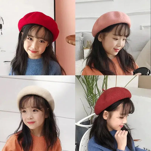 Béret enfant tendance pour filles