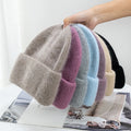 Bonnet en fourrure de lapin