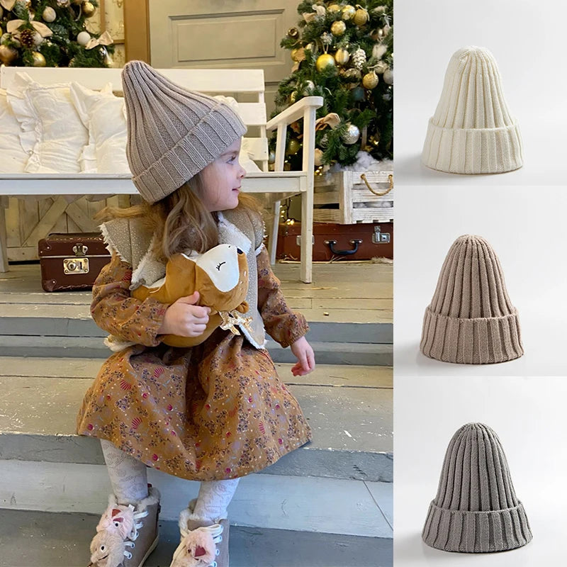 Chapeau bébé en laine au crochet