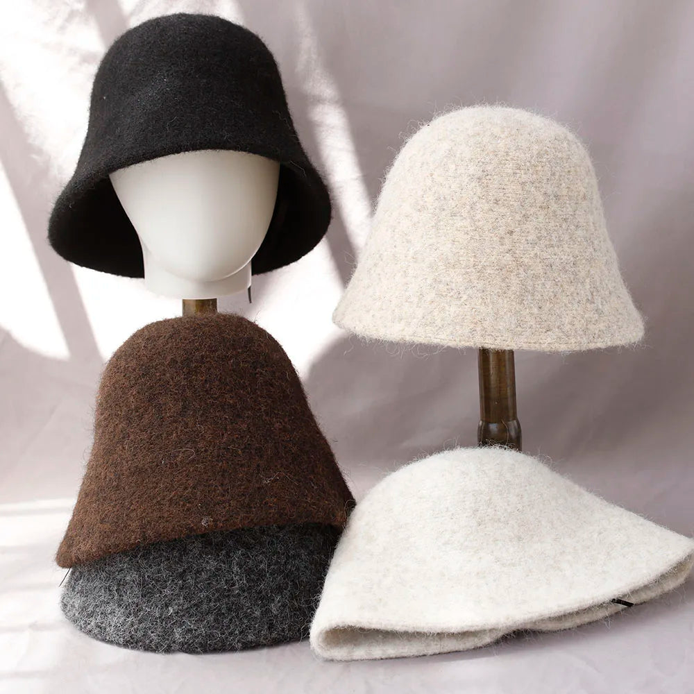 Chapeau bob en laine