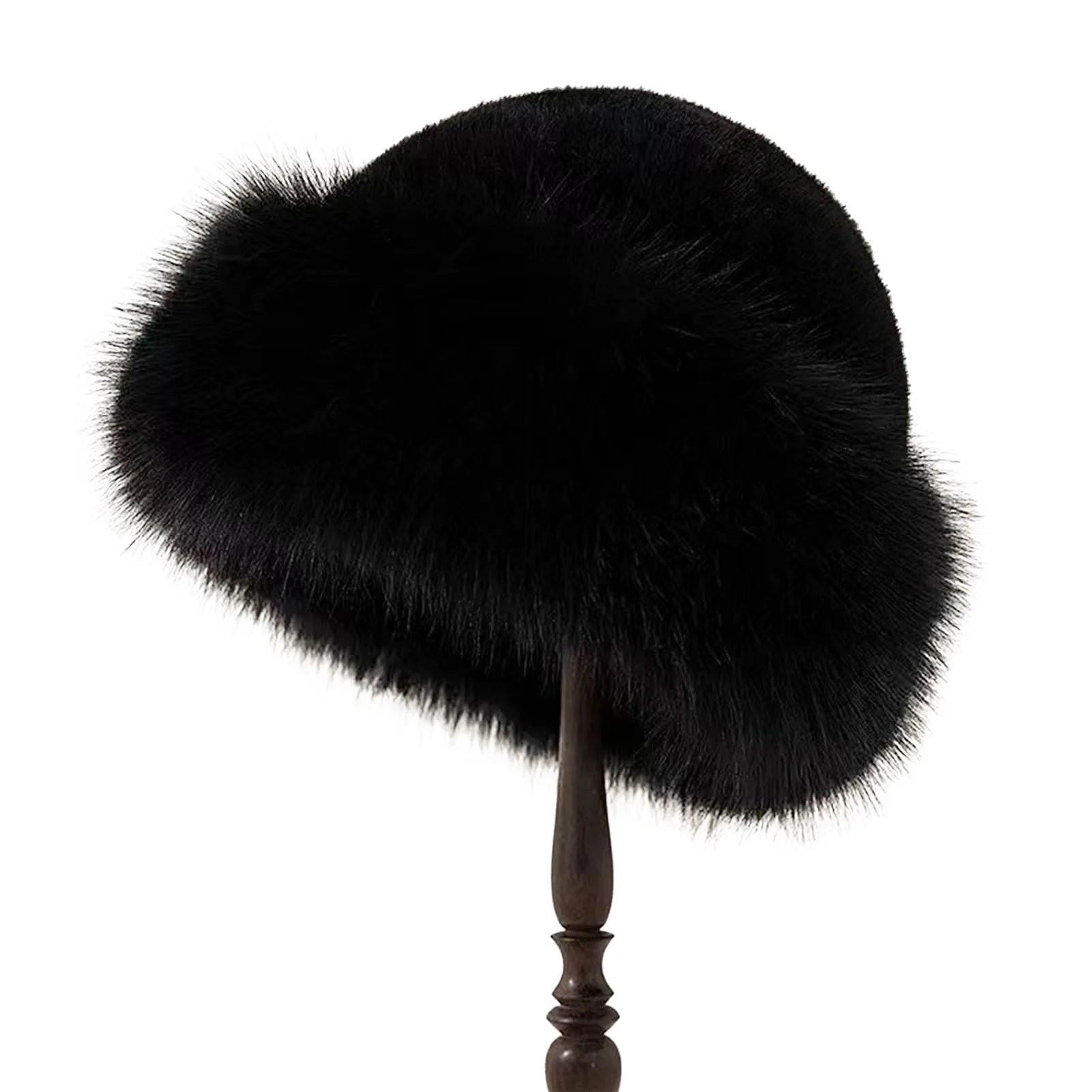 Chapeau bob moelleux en fourrure