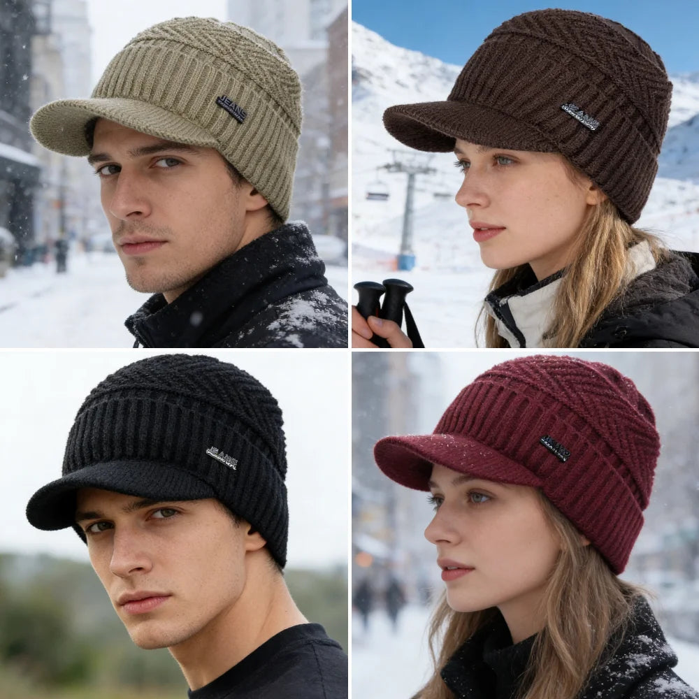 Chapeau casquette en laine