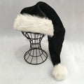 Chapeau de noël en laine noir