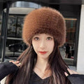 Chapeau en fourrure en laine