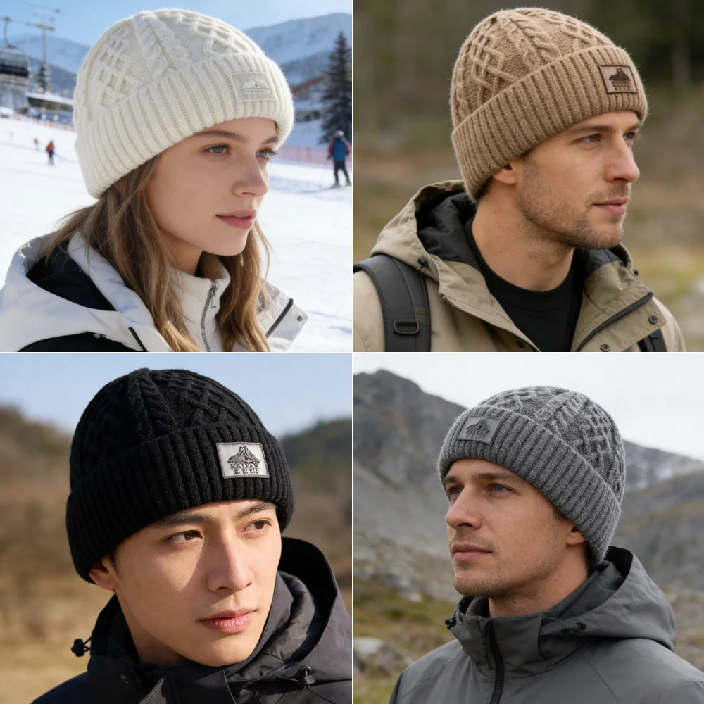 Chapeau en laine tricoté homme&femme