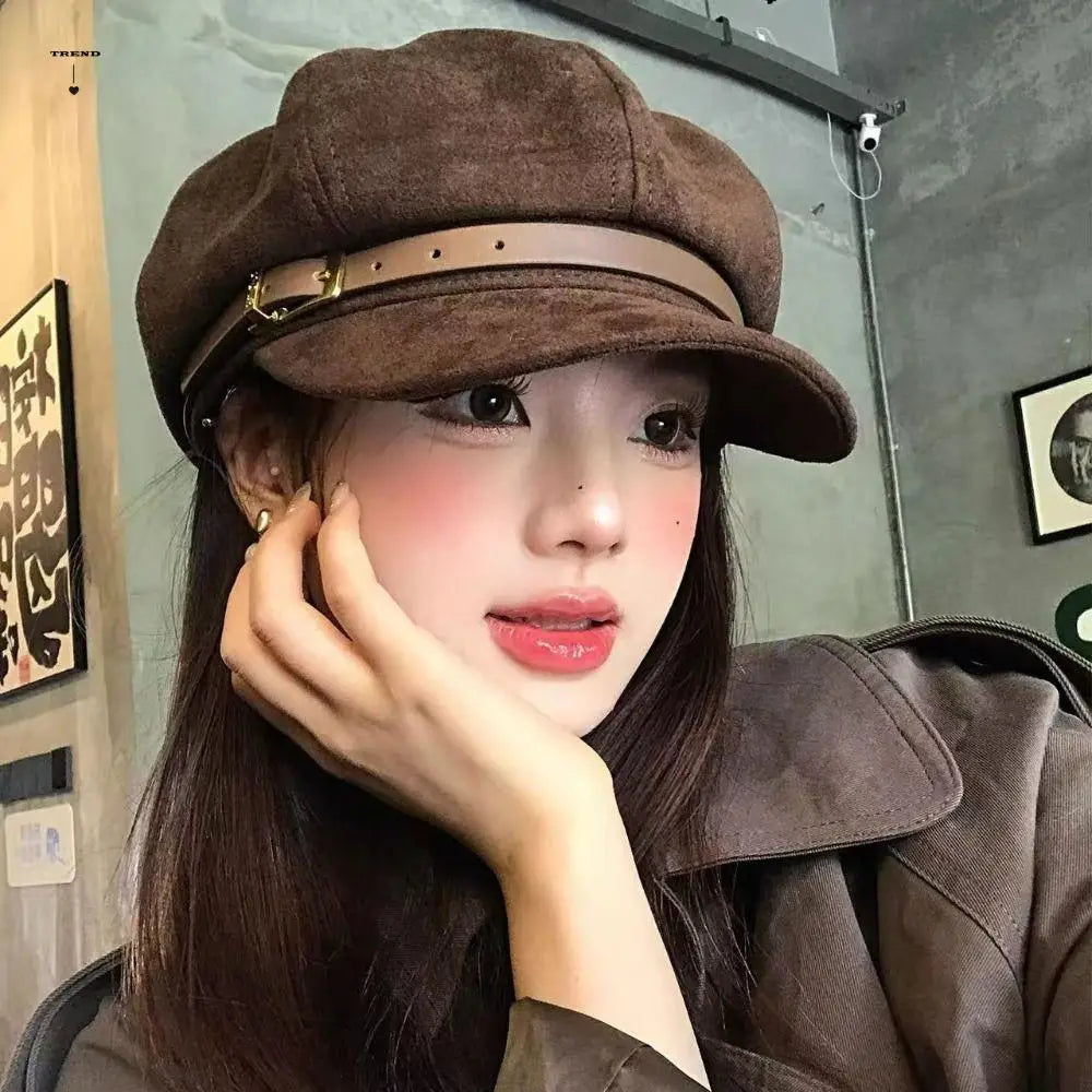 Chapeau et casquette noir en laine