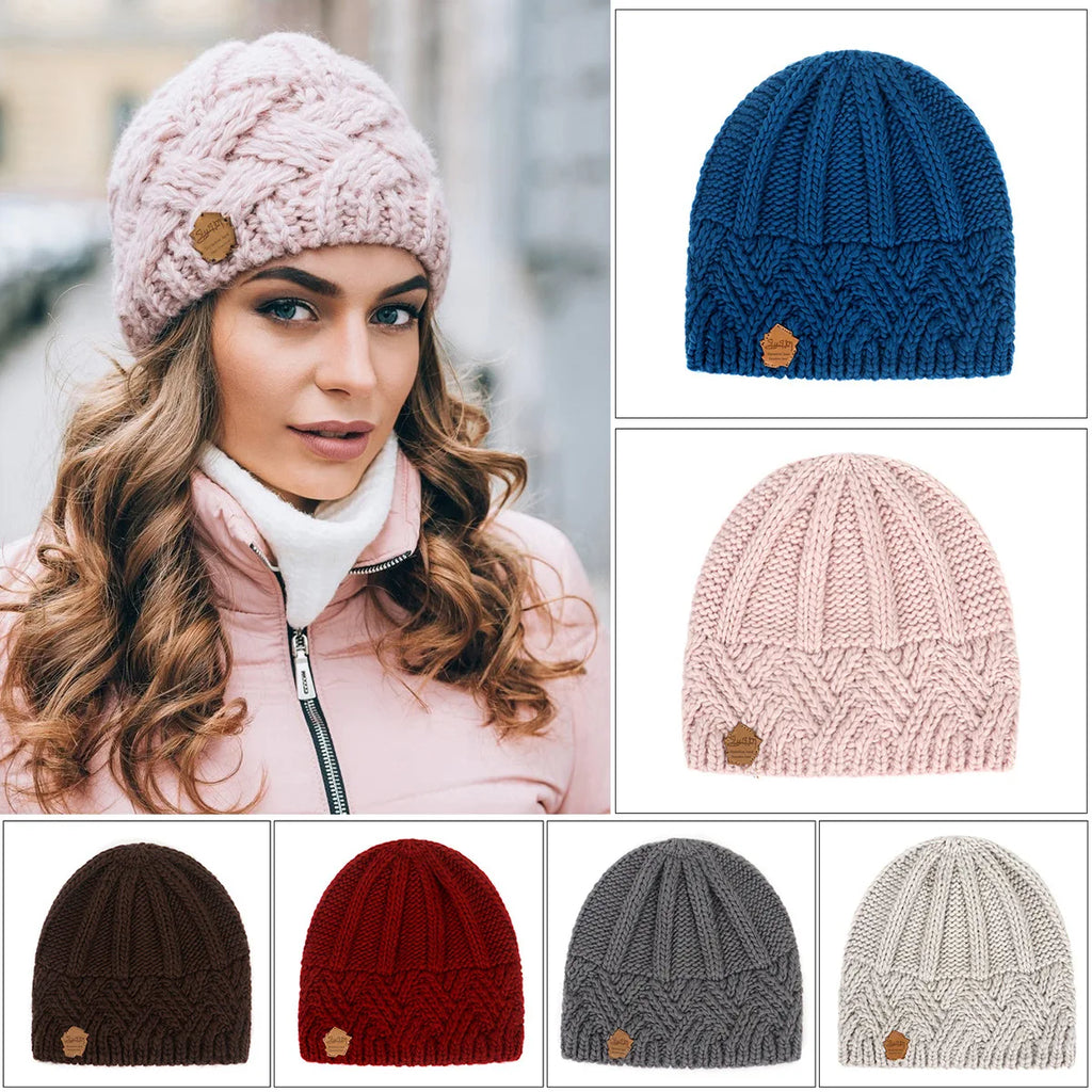 Chapeau fait main en laine gris