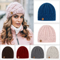 Chapeau fait main en laine gris
