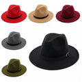 Chapeau indéformable en laine grise