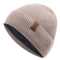 Chapeau et bonnet en laine bleu