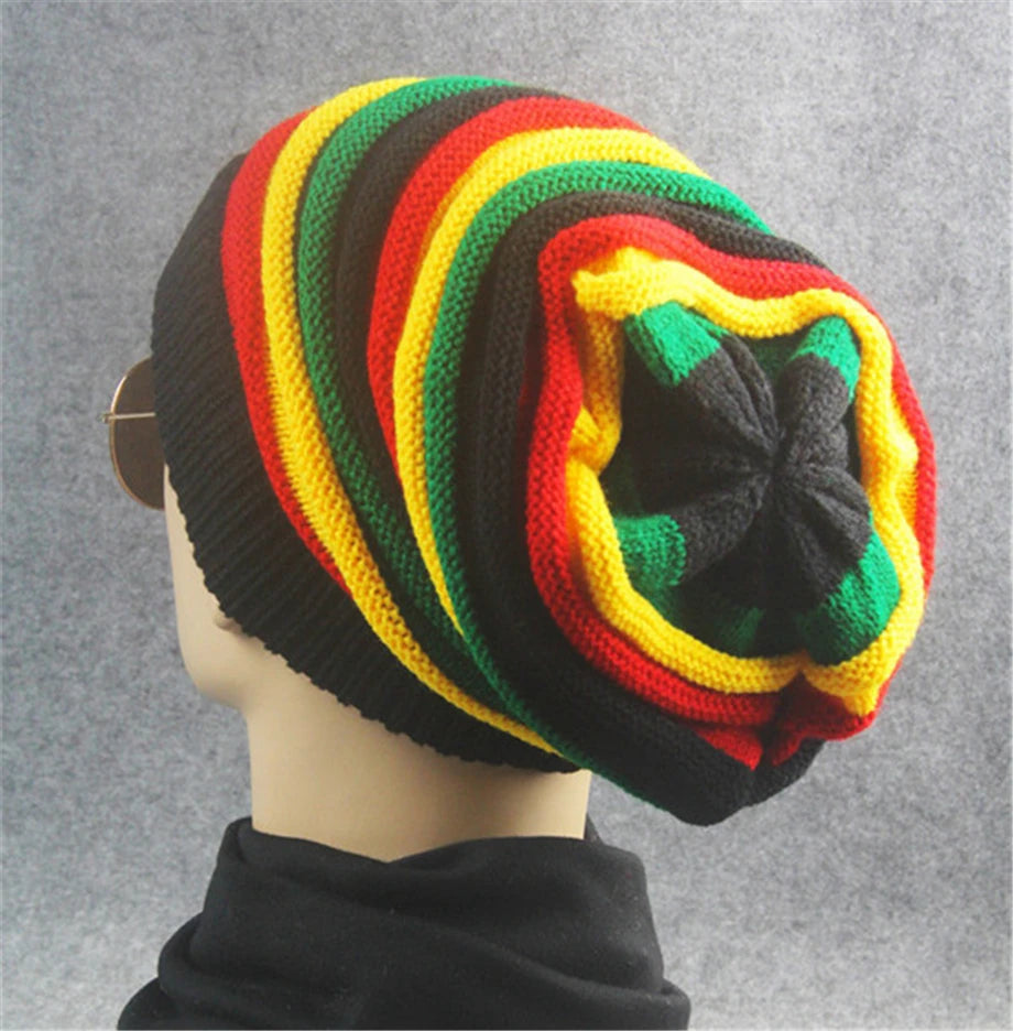 Chapeau de bob marley en laine