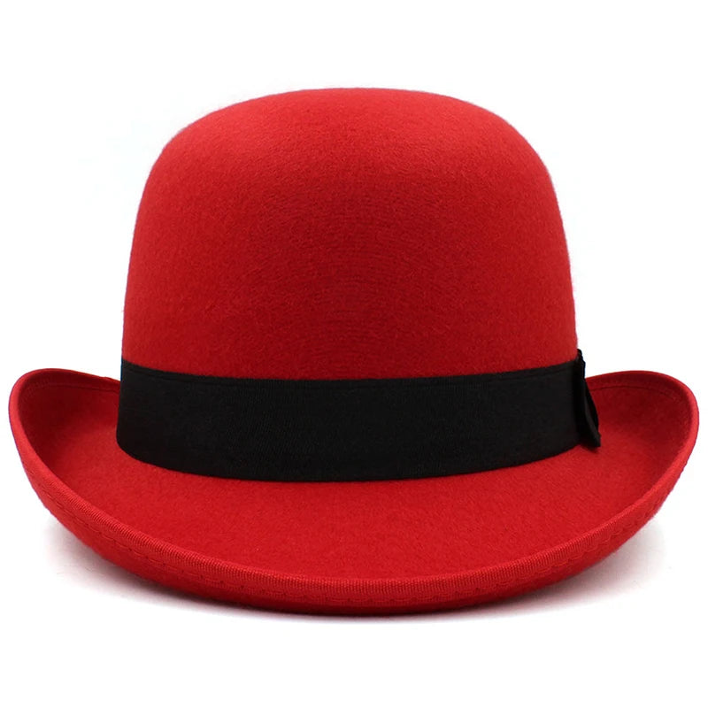 Chapeau melon en laine