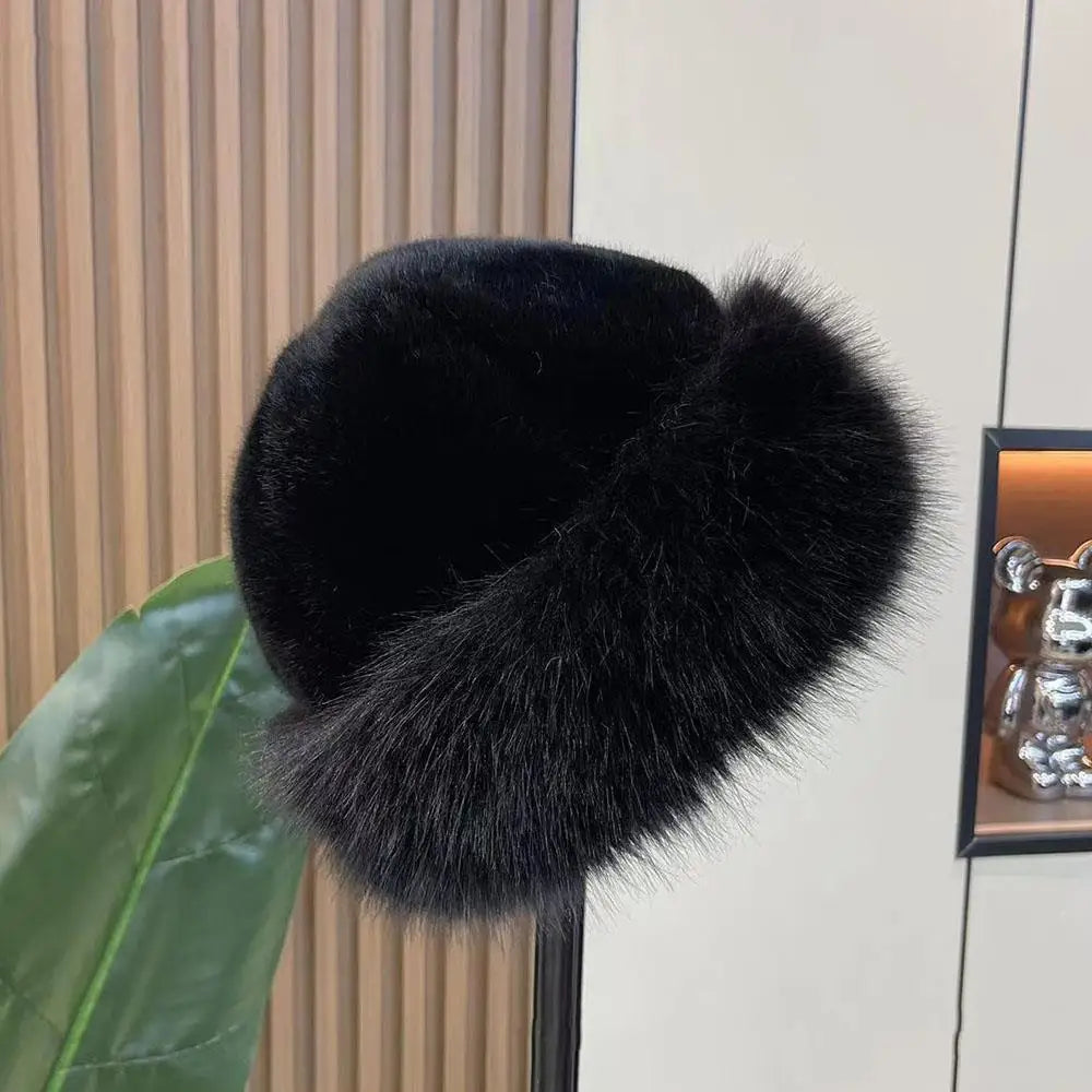 Chapeau en fourrure en laine