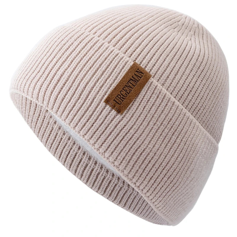 Chapeau et bonnet en laine bleu