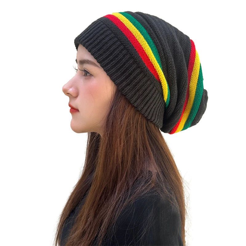Chapeau de bob marley en laine