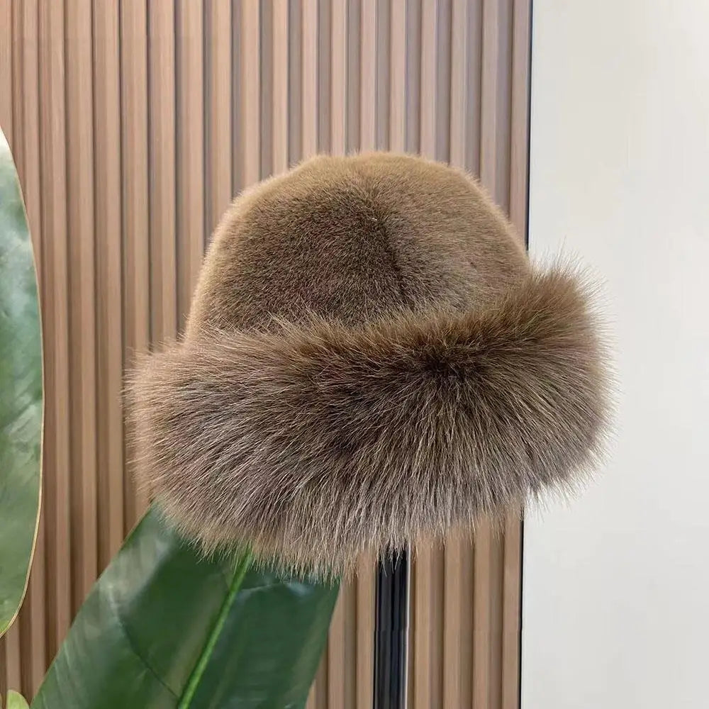 Chapeau en fourrure en laine