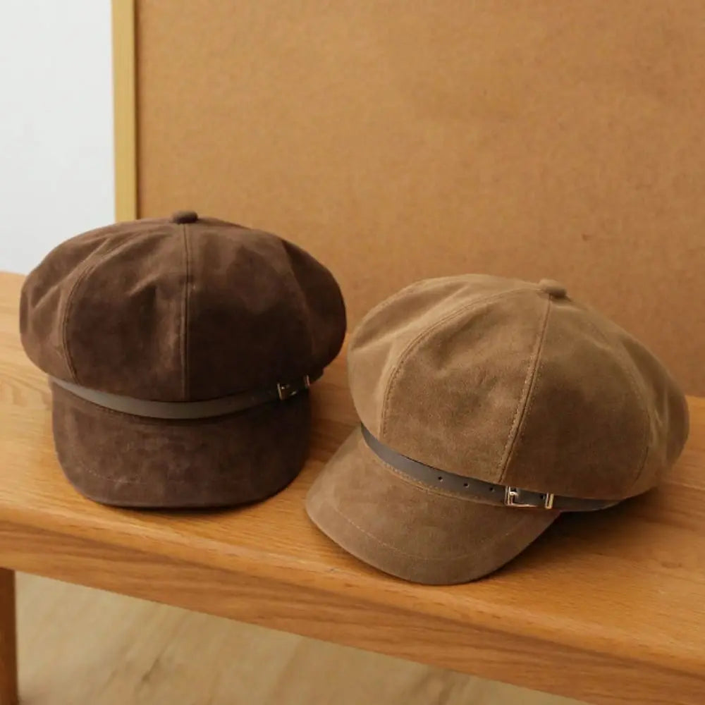 Chapeau et casquette noir en laine