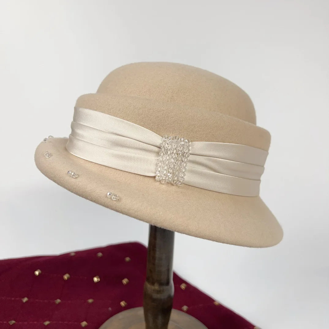 Chapeau feutré en laine