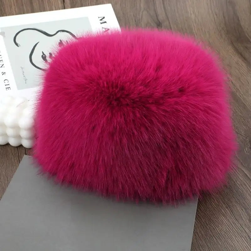 Chapeau en fourrure en laine