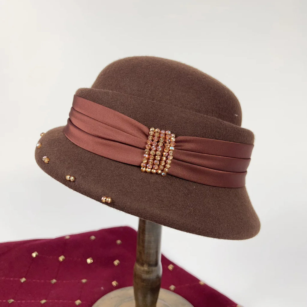 Chapeau feutré en laine