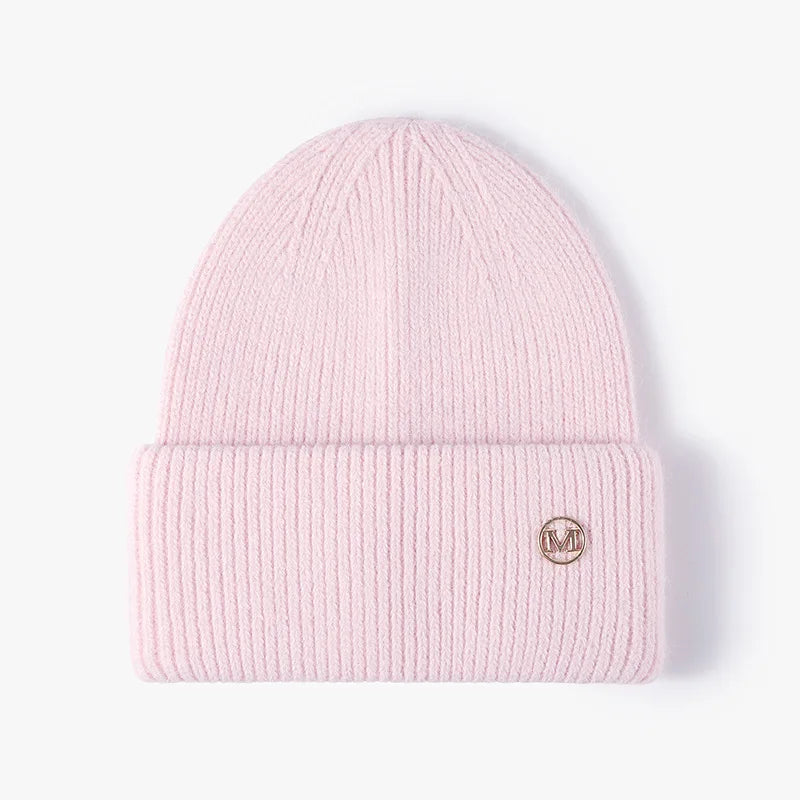 Chapeau et bonnet en laine noir