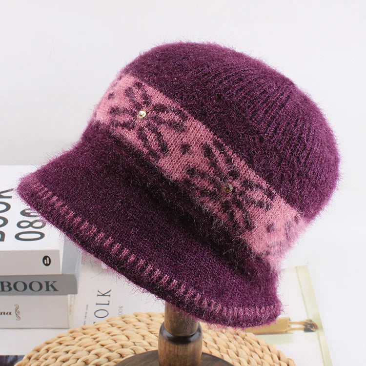 Chapeau bonnet souple en laine bouillie