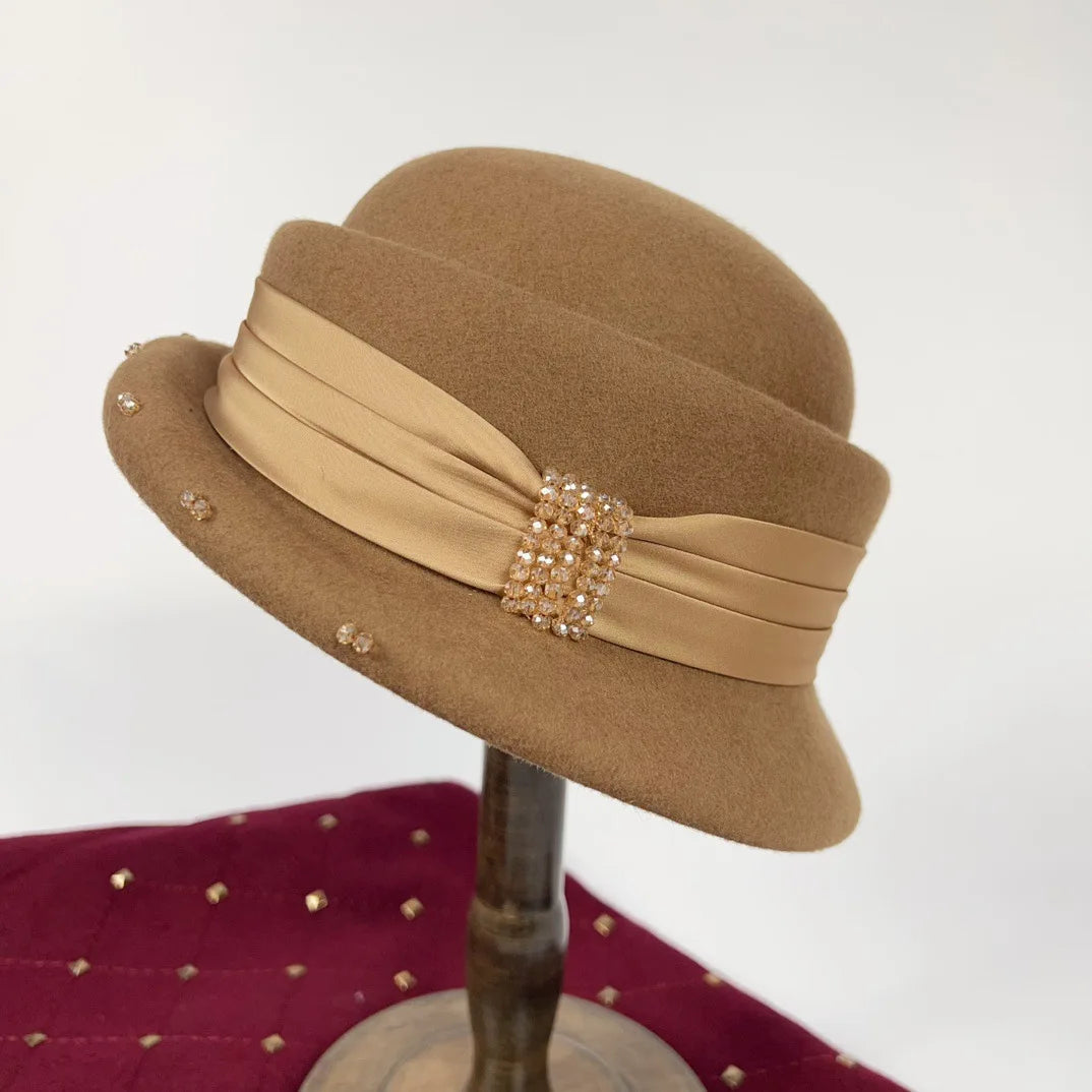 Chapeau feutré en laine