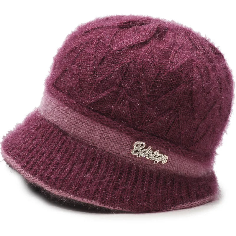Chapeau bonnet souple en laine bouillie