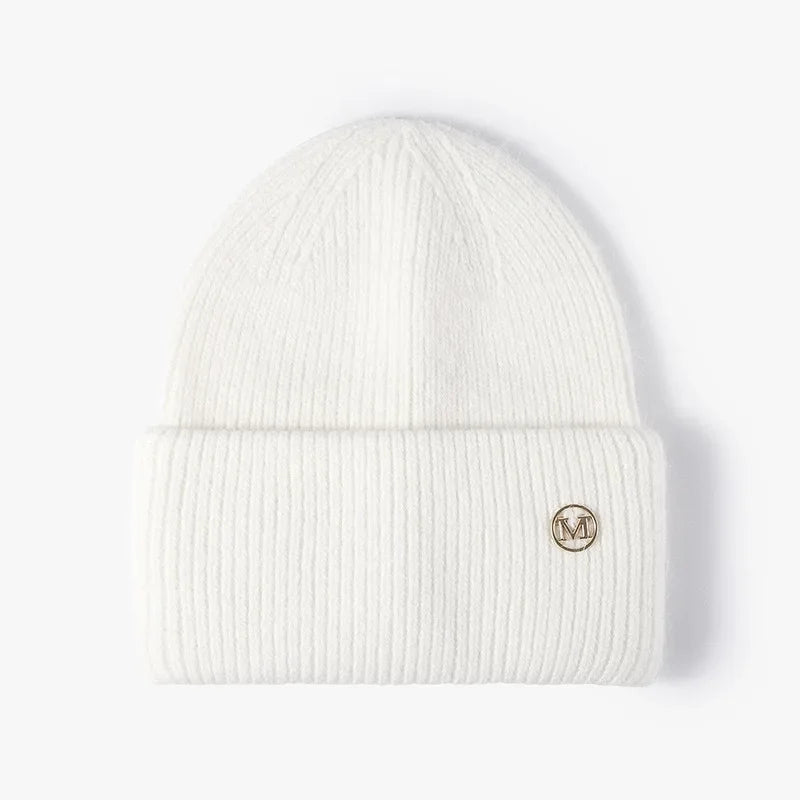 Chapeau et bonnet en laine noir