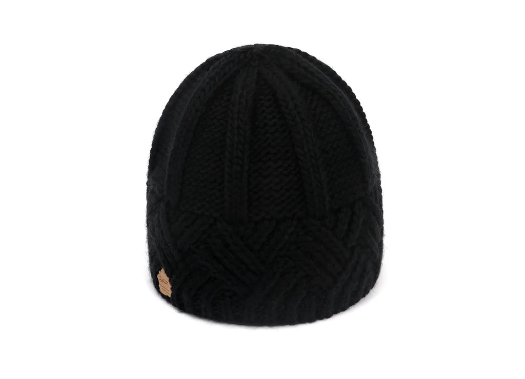 Chapeau fait main en laine gris