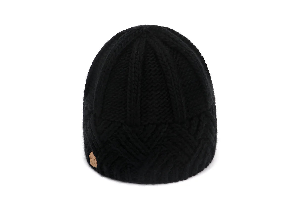 Chapeau fait main en laine gris