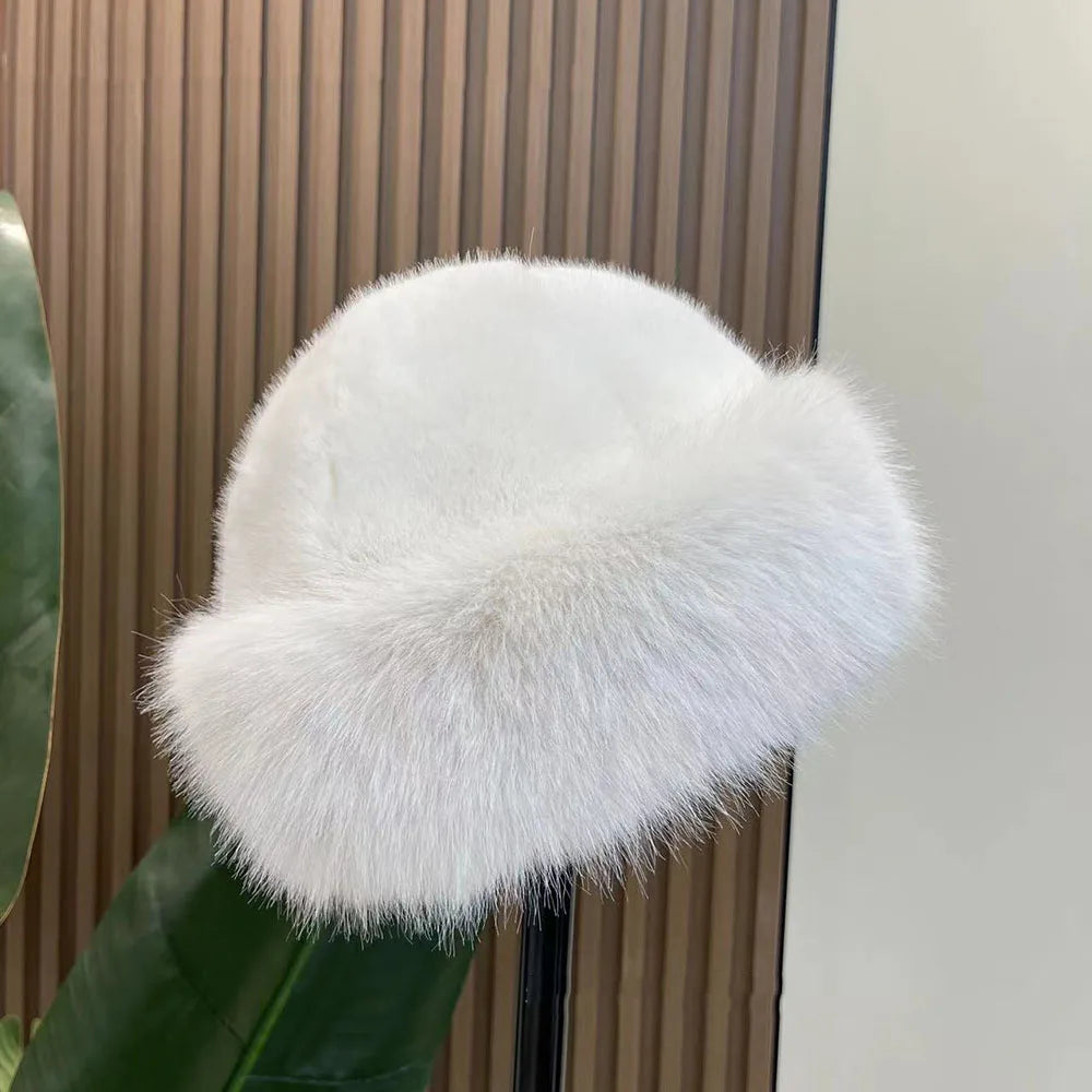 Chapeau en fourrure en laine