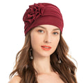 Bonnet plissé de laine femme