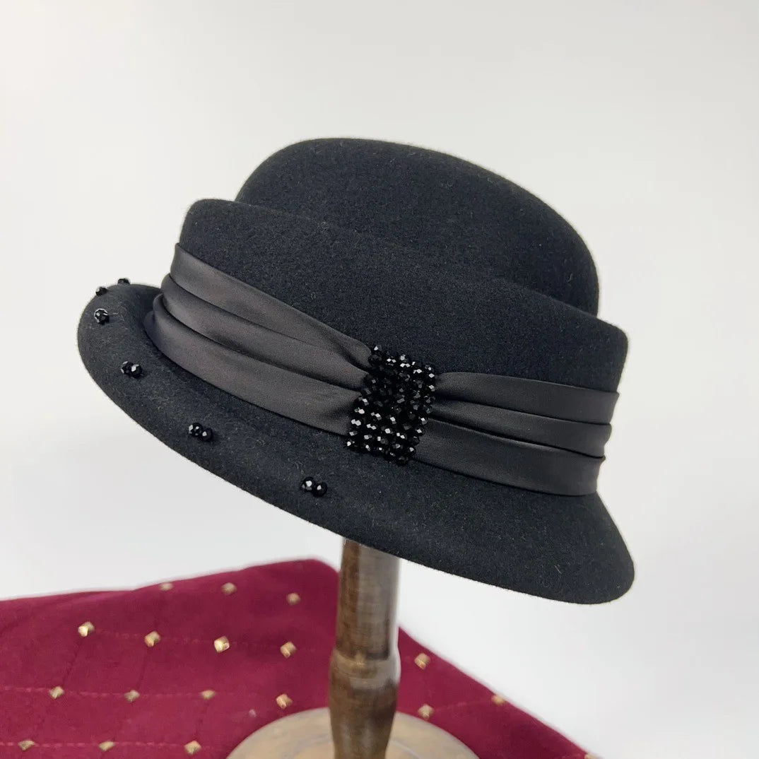 Chapeau feutré en laine