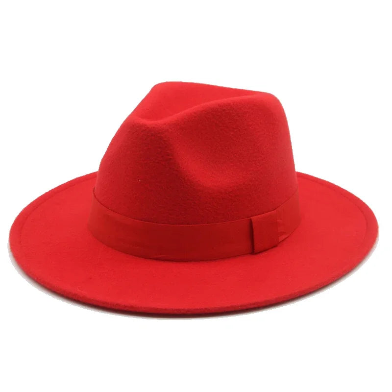 Chapeau rond en laine gris