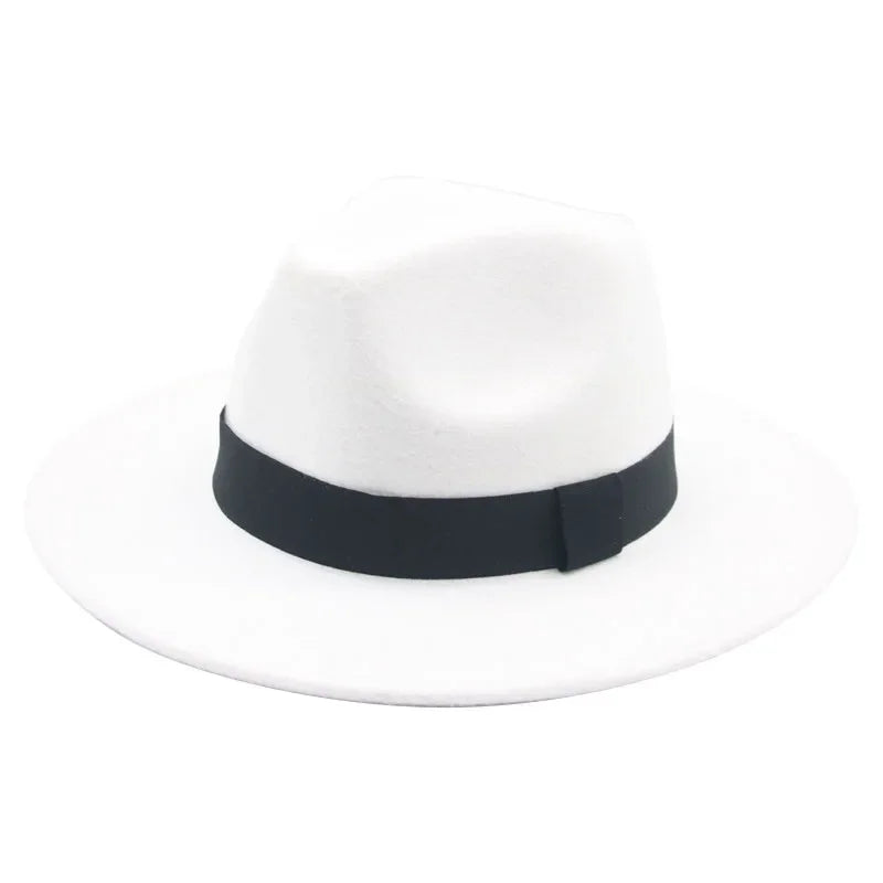 Chapeau rond en laine gris