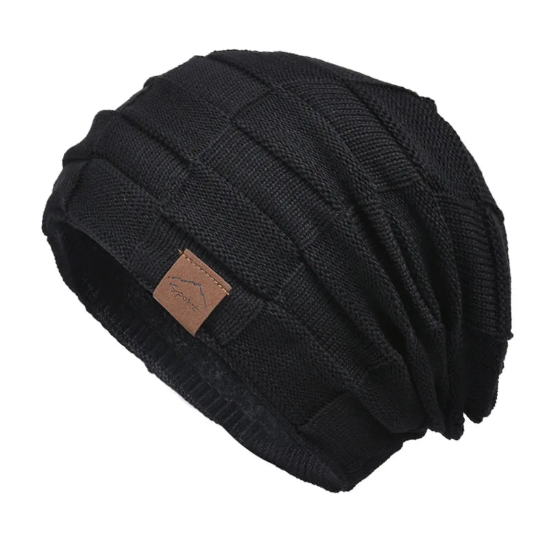 Chapeau fait main en laine blanc