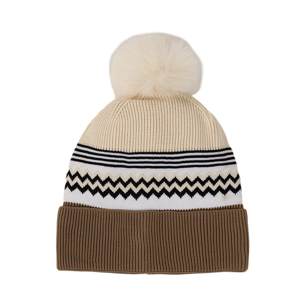 Chapeau à pompon en laine pour homme