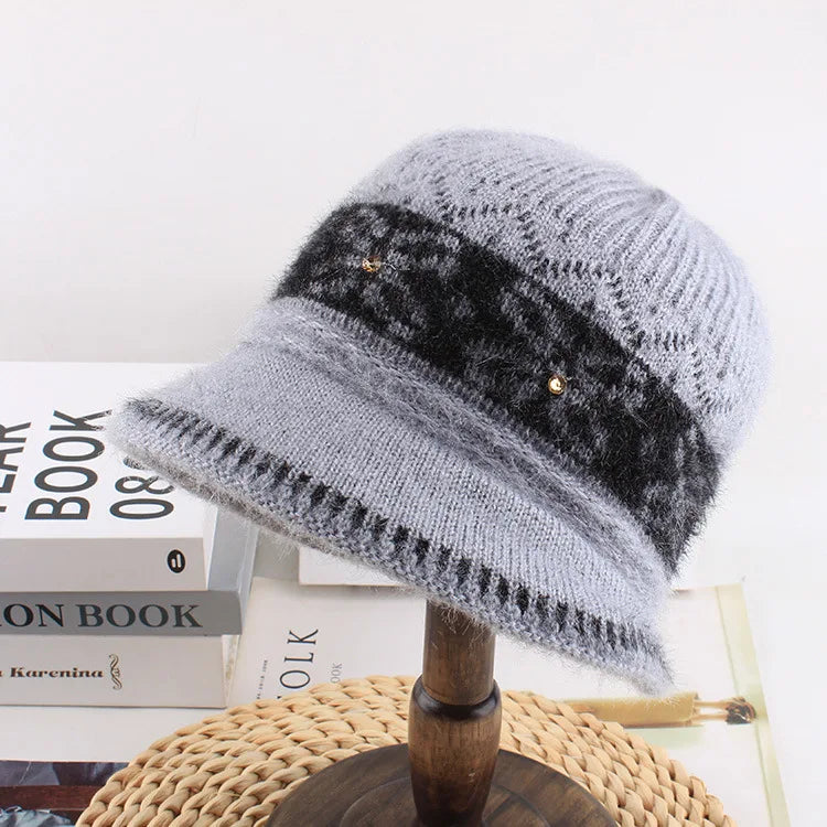 Chapeau bonnet souple en laine bouillie