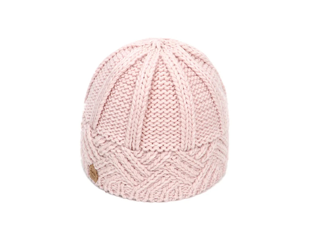 Chapeau fait main en laine gris